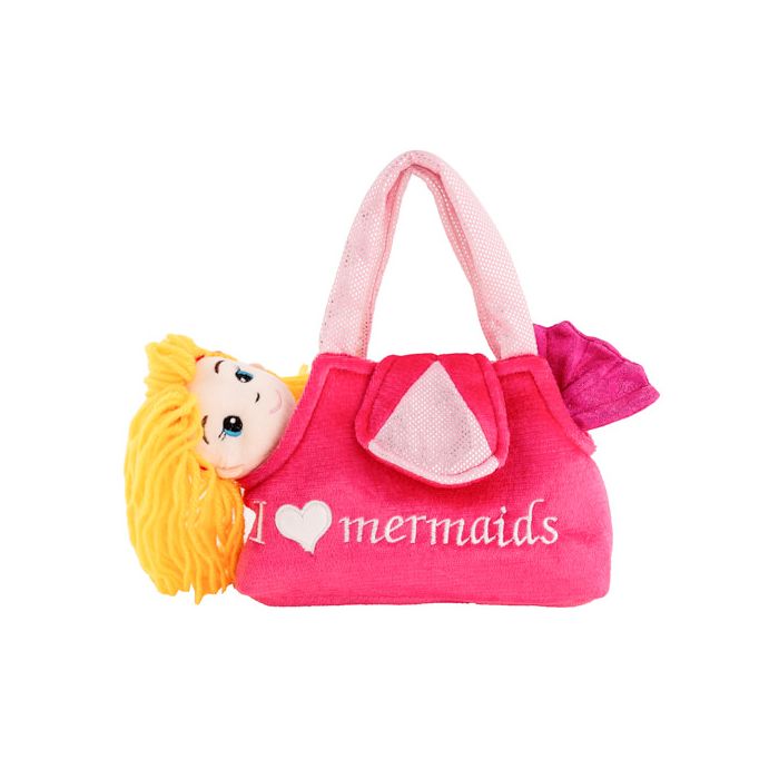 8.5 Plush Mermaid in a Purse wholesale bulk pricing