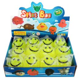 Smiley Splat Ball (12 Pack) wholesale bulk pricing