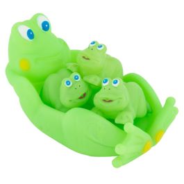 Frog Family Bath Play Set - 4 Piece Set wholesale bulk